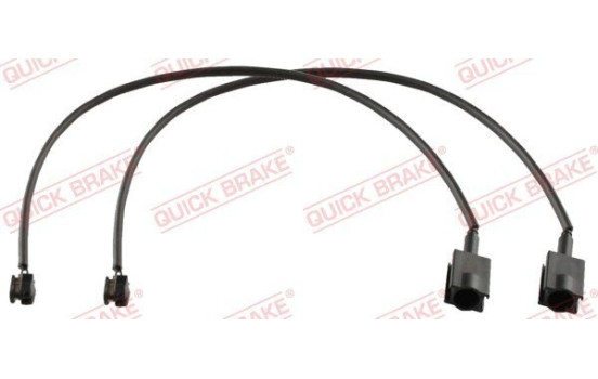 Warning contact, brake lining/pad wear