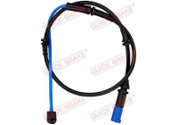 Warning contact, brake lining/pad wear