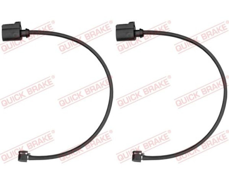Warning contact, brake lining/pad wear