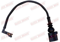 Warning contact, brake lining/pad wear