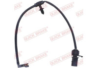 Warning contact, brake lining/pad wear