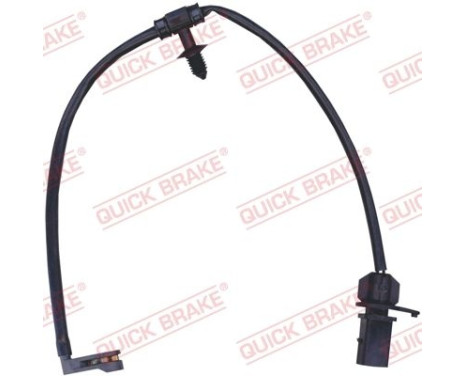 Warning contact, brake lining/pad wear