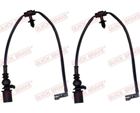 Warning contact, brake lining/pad wear