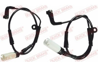 Warning contact, brake lining/pad wear