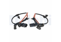 Warning contact, brake lining/pad wear