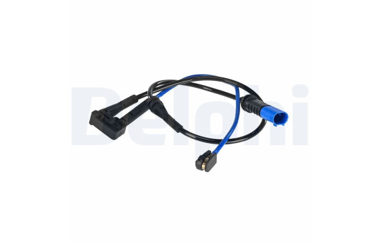 Warning contact, brake lining/pad wear