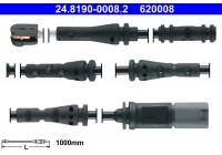 Warning Contact, brake pad wear 24.8190-0008.2 ATE