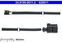 Warning Contact, brake pad wear 24.8190-0011.2 ATE