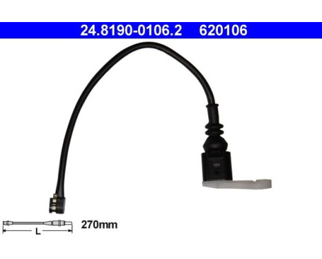 Warning Contact, brake pad wear 24.8190-0106.2 ATE