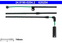 Warning Contact, brake pad wear 24.8190-0254.2 ATE