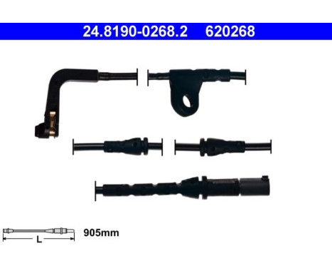Warning Contact, brake pad wear 24.8190-0268.2 ATE