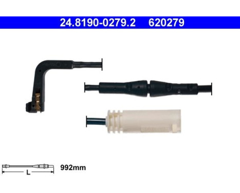 Warning Contact, brake pad wear 24.8190-0279.2 ATE