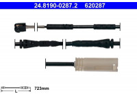 Warning Contact, brake pad wear 24.8190-0287.2 ATE