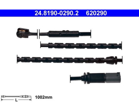 Warning Contact, brake pad wear 24.8190-0290.2 ATE