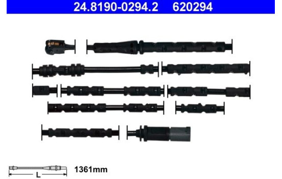 Warning Contact, brake pad wear 24.8190-0294.2 ATE