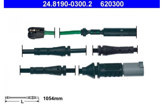 Warning Contact, brake pad wear 24.8190-0300.2 ATE