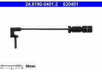 Warning Contact, brake pad wear 24.8190-0401.2 ATE