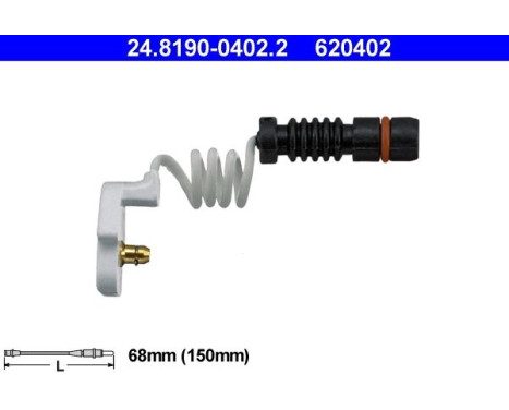 Warning Contact, brake pad wear 24.8190-0402.2 ATE