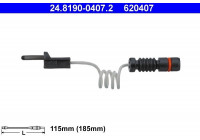 Warning Contact, brake pad wear 24.8190-0407.2 ATE