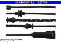 Warning Contact, brake pad wear 24.8190-0719.2 ATE