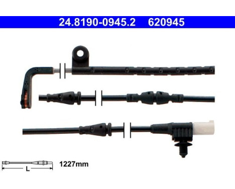 Warning Contact, brake pad wear 24.8190-0945.2 ATE