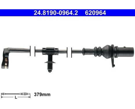 Warning Contact, brake pad wear 24.8190-0964.2 ATE