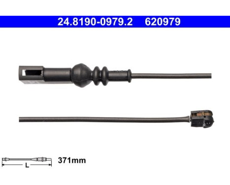 Warning Contact, brake pad wear 24.8190-0979.2 ATE