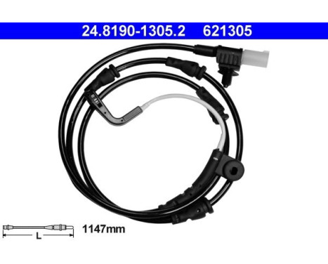 Warning Contact, brake pad wear 24.8190-1305.2 ATE