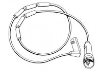 Warning Contact, brake pad wear 39527 ABS