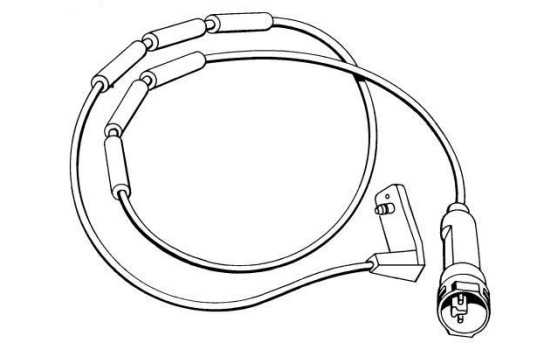 Warning Contact, brake pad wear 39527 ABS