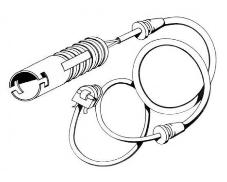 Warning Contact, brake pad wear 39530 ABS