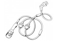 Warning Contact, brake pad wear 39532 ABS