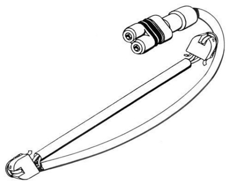 Warning Contact, brake pad wear 39536 ABS