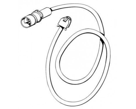 Warning Contact, brake pad wear 39538 ABS