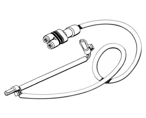 Warning Contact, brake pad wear 39545 ABS