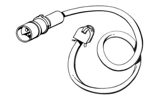 Warning Contact, brake pad wear 39554 ABS