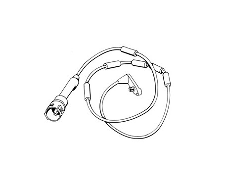 Warning Contact, brake pad wear 39558 ABS, Image 2