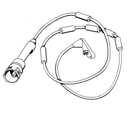 Warning Contact, brake pad wear 39558 ABS