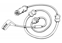 Warning Contact, brake pad wear 39560 ABS