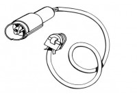 Warning Contact, brake pad wear 39564 ABS