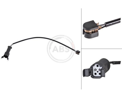 Warning Contact, brake pad wear 39571 ABS, Image 3