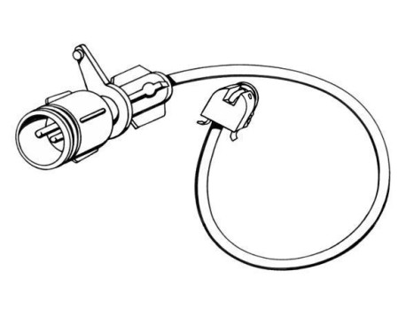 Warning Contact, brake pad wear 39574 ABS