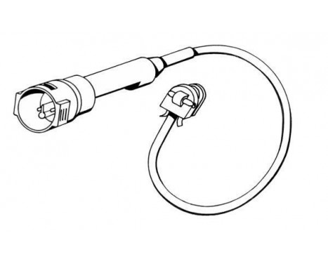 Warning Contact, brake pad wear 39575 ABS