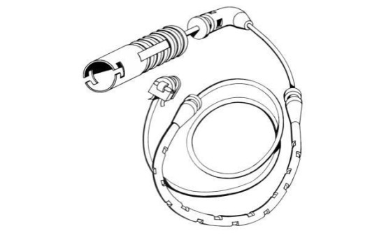 Warning Contact, brake pad wear 39587 ABS