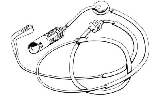 Warning Contact, brake pad wear 39594 ABS
