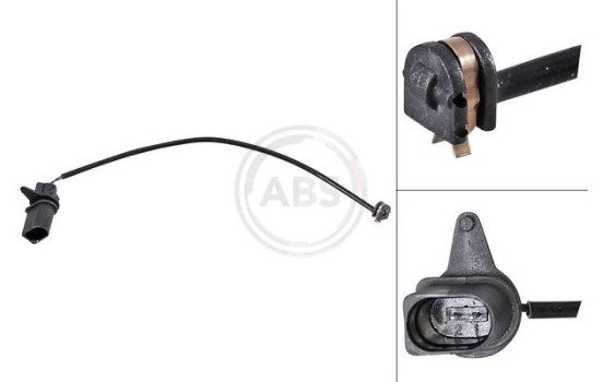 Warning Contact, brake pad wear 39647 ABS, Image 3