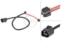 Warning Contact, brake pad wear 39811 ABS