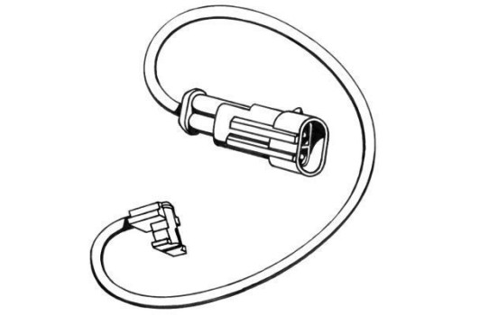 Warning Contact, brake pad wear 39902 ABS