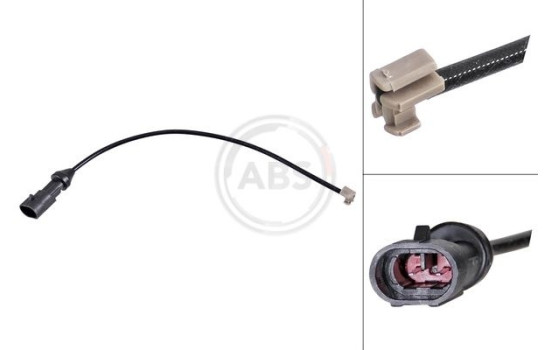 Warning Contact, brake pad wear 39902 ABS, Image 2
