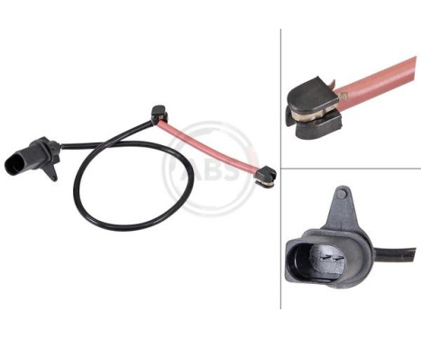 Warning Contact, brake pad wear 39910 ABS